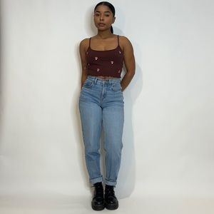 Mushroom Cami Crop Top